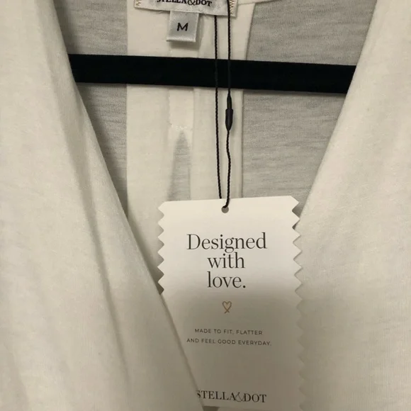 Stella & Dot White Blouse - Picture 3 of 4